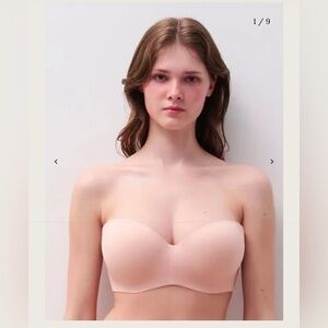 CHANTELLE NORAH COMFORT STRAPLESS CONVERTIBLE BRA - 32D - SOFT PINK